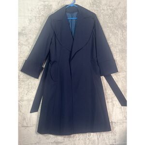 Vintage The Puget Sounder All Weather Navy Coat Trench by Item House Inc Size 9